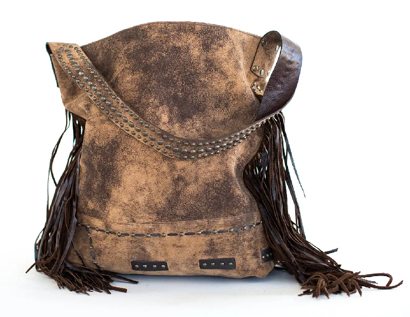  Seasonal Sale On Trendy HandbagsJuan Antonio Distressed Leather Hobo