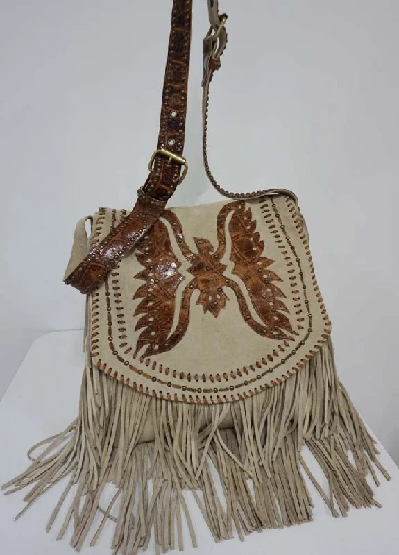  Handbag Deals You'll LoveJuan Antonio Suede Eagle Fringe Handbag