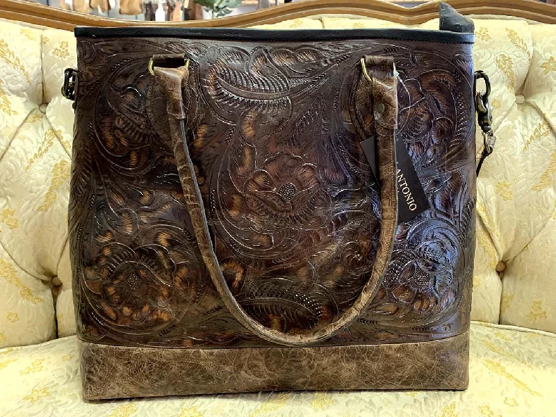  Fashionable Bags At Must-Have PricesJuan Antonio Tooled Brown Handbag