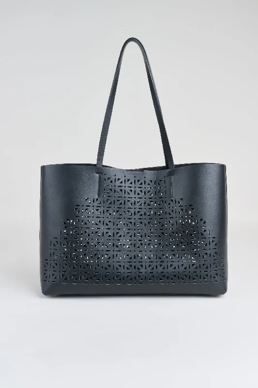  Statement Bags, Shop TodayNappa Leather Lasercut Tote