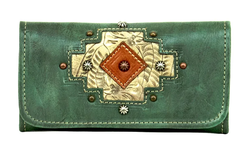  Classic Totes, Exclusive DealsNavajo Soul Tri-Fold Wallet - Turquoise