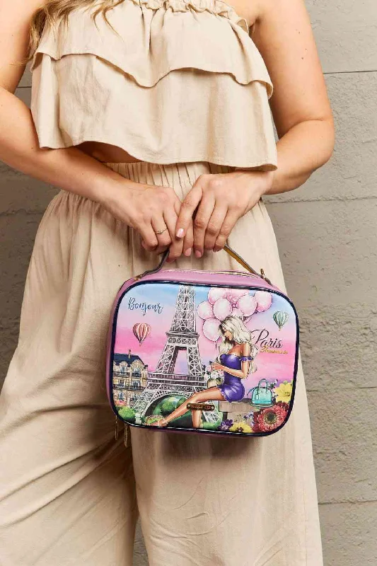  Trendy Handbags At Limited-Time DiscountsNicole Lee USA Printed Handbag with Three Pouches