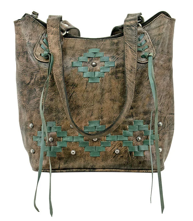 Upgrade Your Look With Our Exclusive Bag DealsTribal Weave Zip Top Bucket Tote - Charcoal Brown Upgrade Your Look With Our Exclusive Bag DealsTribal Weave Zip Top Bucket Tote - Charcoal Brown