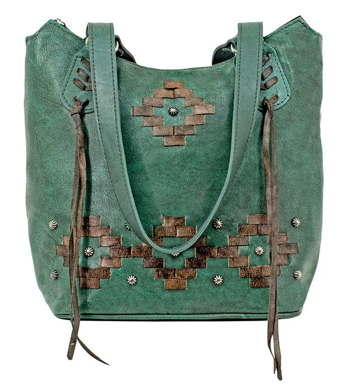 Fashion-Forward Bags At Exclusive Promotional PricesTribal Weave Zip Top Bucket Tote - Turquoise Fashion-Forward Bags At Exclusive Promotional PricesTribal Weave Zip Top Bucket Tote - Turquoise