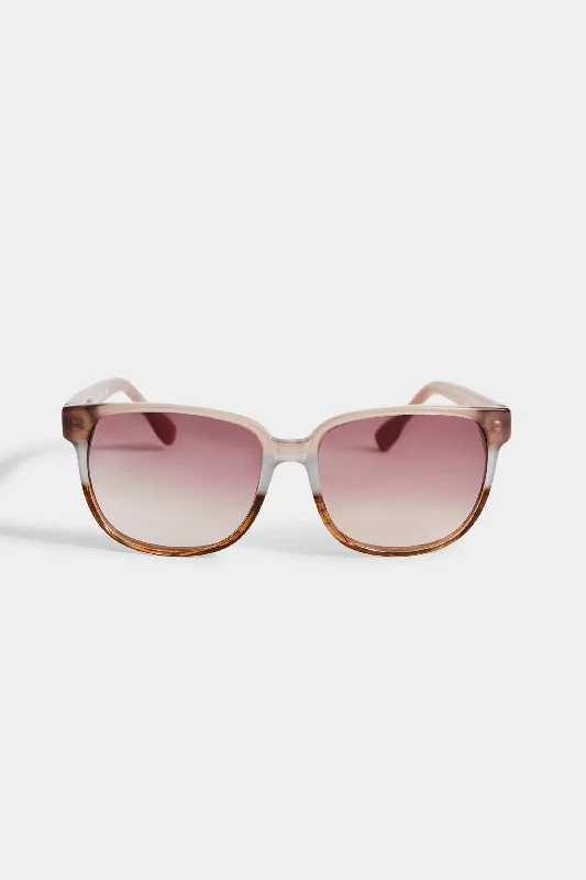  Affordable Elegance, Grab Yours NowTwo Tone Rectangular Sunglasses
