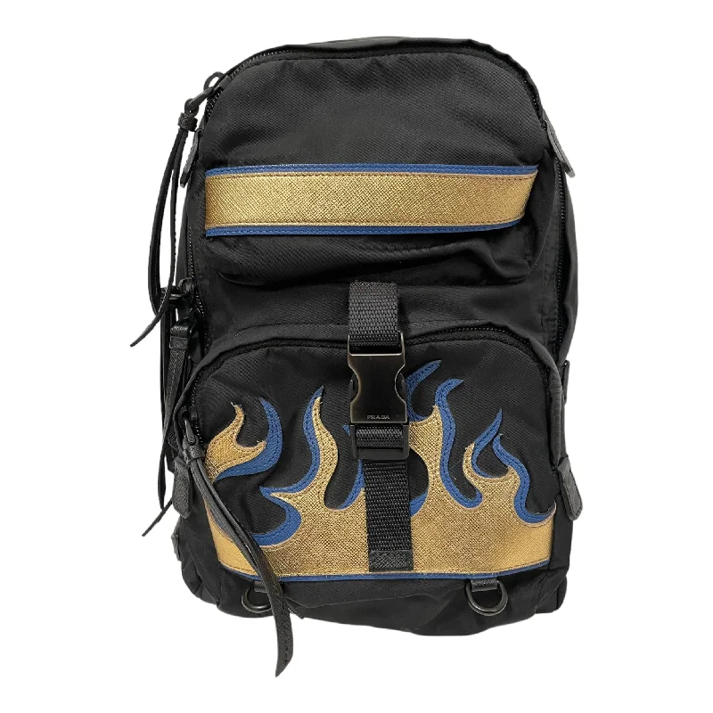  Upgrade Your Look With Fashionable BagsPRADA/Backpack/Nylon/BLK/flame nylon backpack
