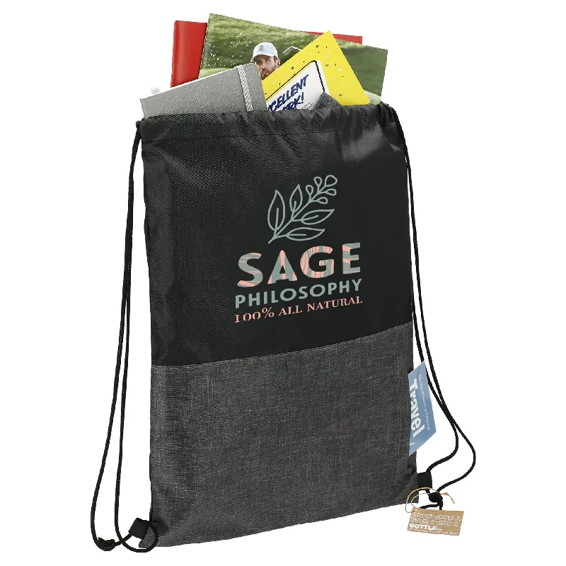  Seasonal Sale On Trendy HandbagsAsh Zippered Recycled Drawstring Bag