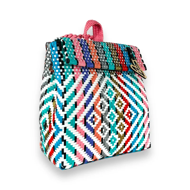  Final Call – Shop Stylish Bags Before They're GoneMaria Victoria | Bliss BK | Upcycled, Handwoven, Multicolor Backpack