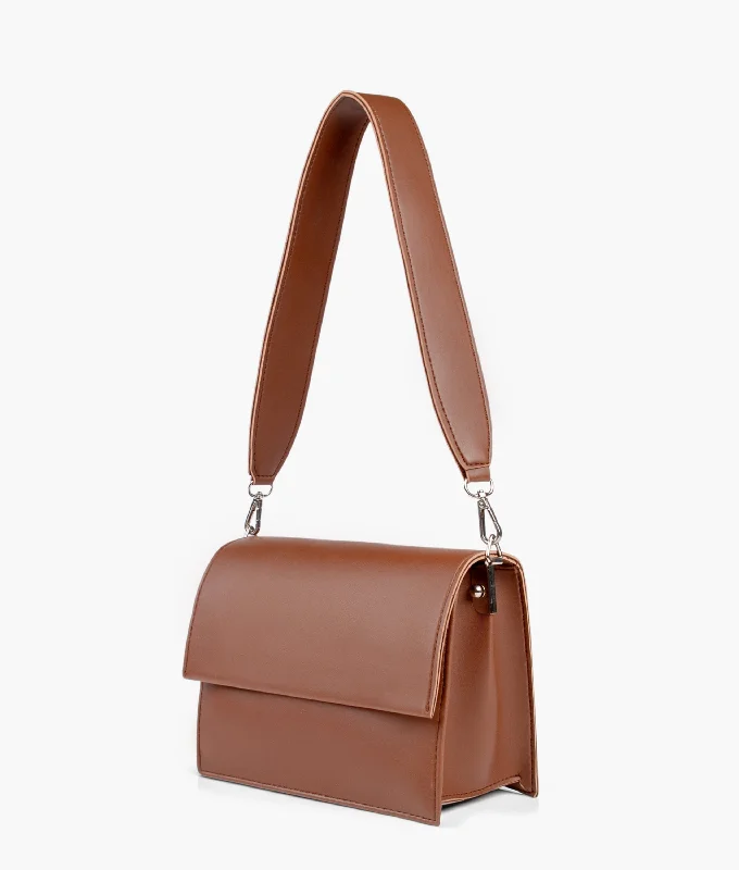  Everyday Elegance At Special PricesBrown mini cross-body bag