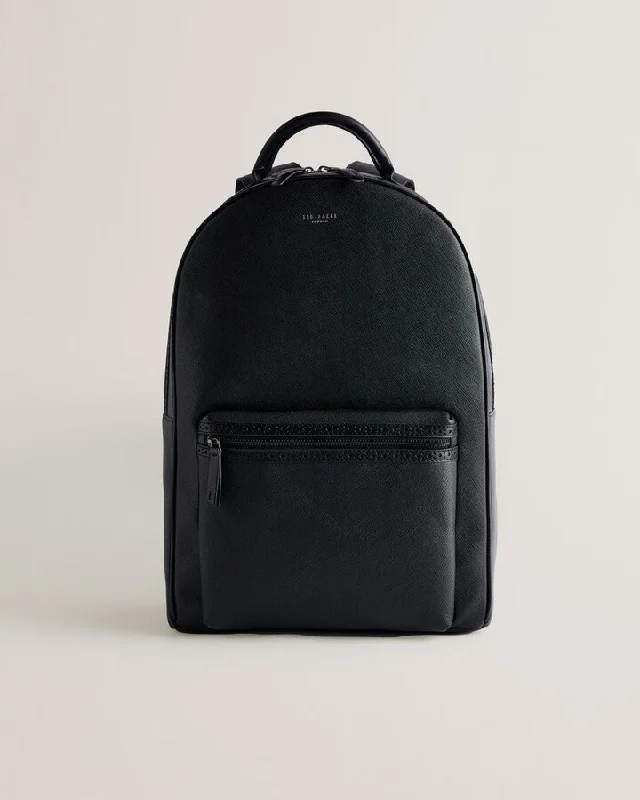  Fashion Bags With Huge DiscountsConann Textured Saffiano Leather Backpack Black