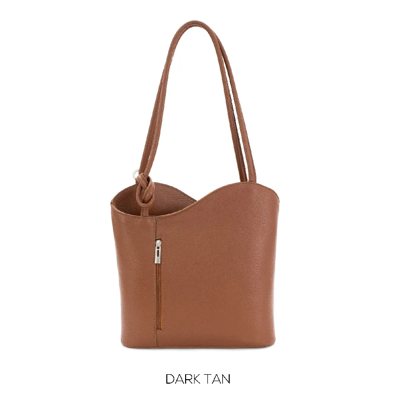  Best Deals On Premium And Casual Bags – Act FastDark Tan Shoulder Bag Convertable to Backpack