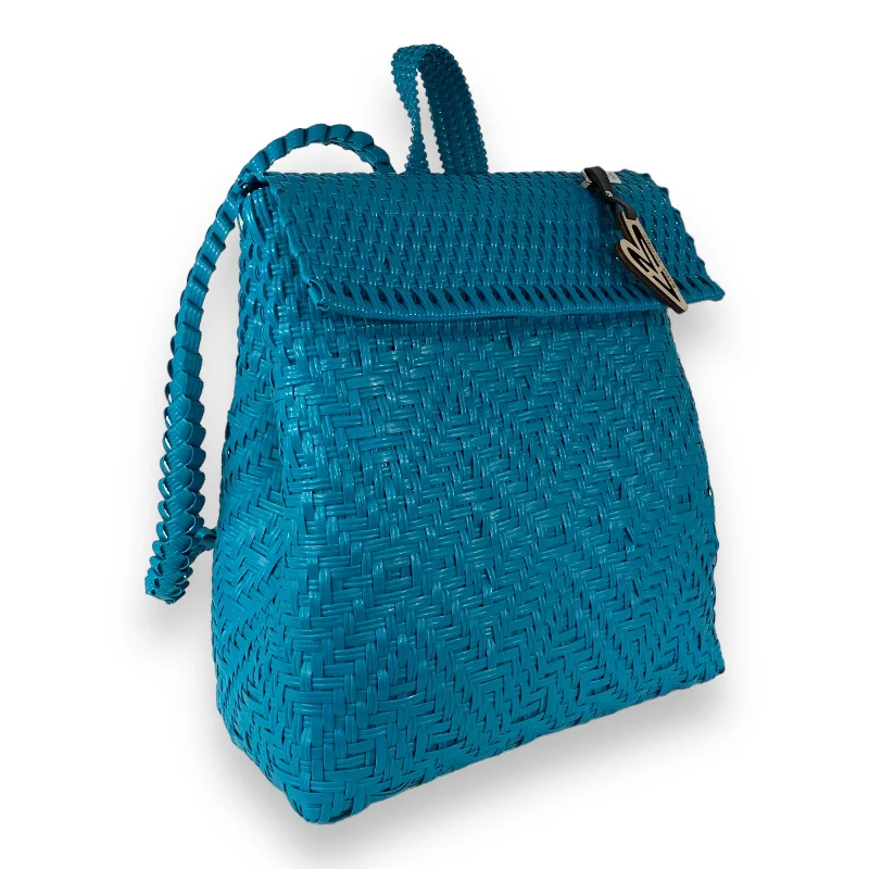  Exclusive Discounts On Stylish HandbagsMaria Victoria | Azucena BK | Upcycled, Handwoven, Turquoise Backpack