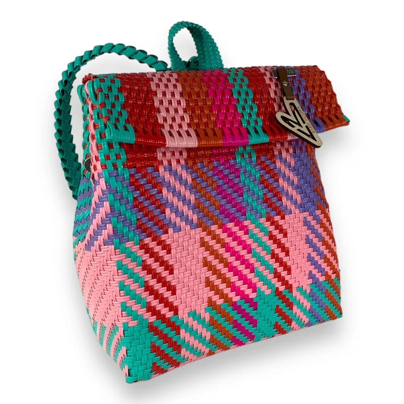  Designer-Inspired Bags At Reduced PricesMaria Victoria | Finch BK | Upcycled, Handwoven, Multicolor Backpack