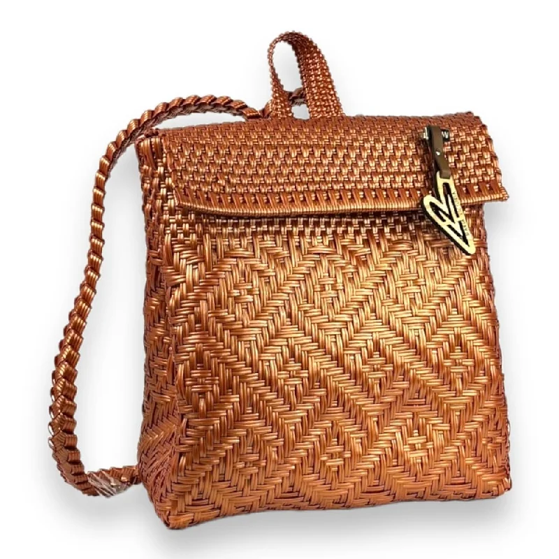  Designer-Inspired Bags, Best PricesMaria Victoria | Glow MBR BK | Upcycled, Handwoven, Backpack