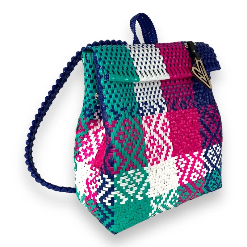  Iconic Handbags At Budget-Friendly PricesMaria Victoria | Rose Bellied BK | Upcycled, Handwoven, Multicolor Backpack