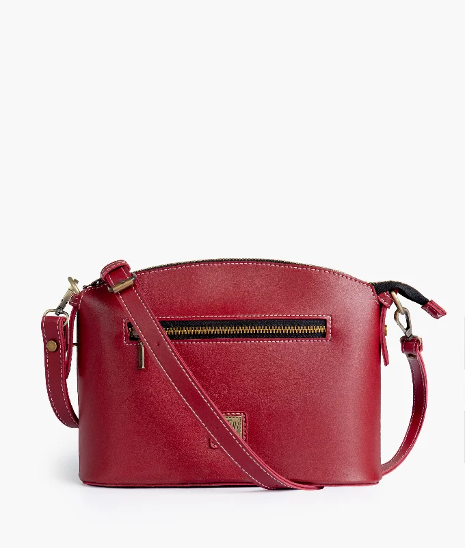  The Best Handbag Offers Are HereMaroon dome cross-body bag