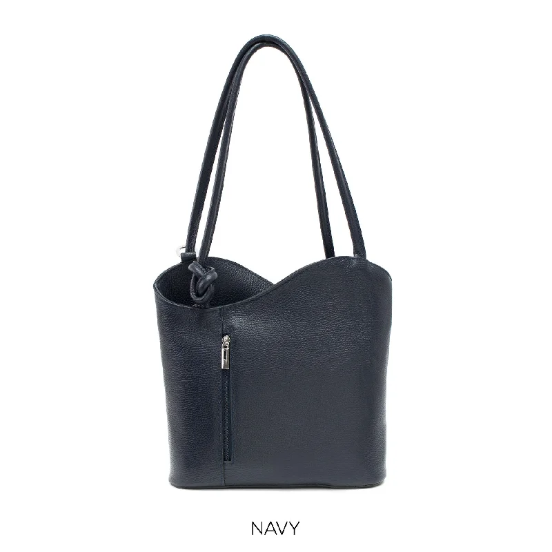  Flash Sale On Elegant Bags – Limited Stock AvailableNavy Shoulder Bag Convertable to Backpack