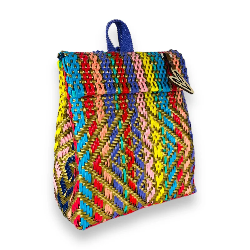  Stylish Bags At Unbeatable Prices – Shop NowMaria Victoria | Oasis BK | Upcycled, Handwoven, Multicolor Backpack