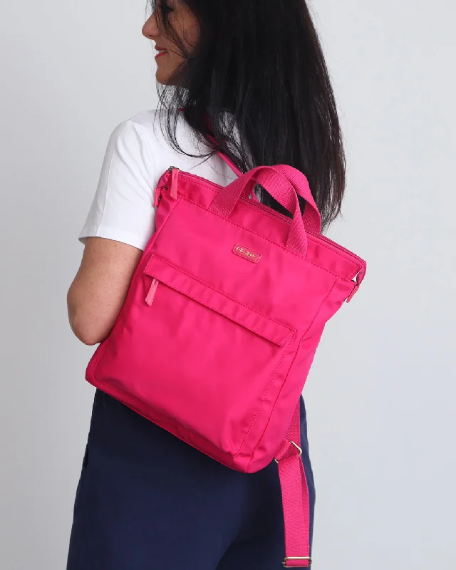  Luxury Bags, Budget PricesRosie Nylon Backpack - Fuchsia