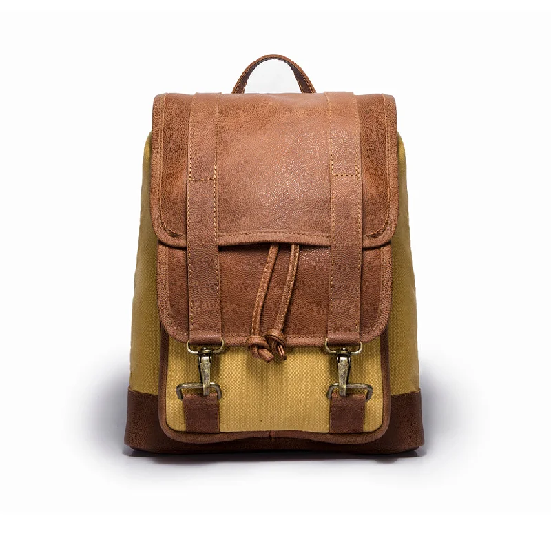  The Ultimate Handbag Sale – Elegant Styles At Lower PricesTomcat | Mustard Yellow | Cotton Canvas | Brown Leather