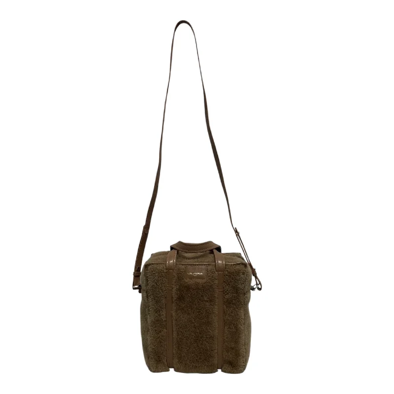  Luxury Handbags, Budget-FriendlyBALENCIAGA/Tote Bag/Fake Fur/BRW/SHEARLING CONVERTIBLE