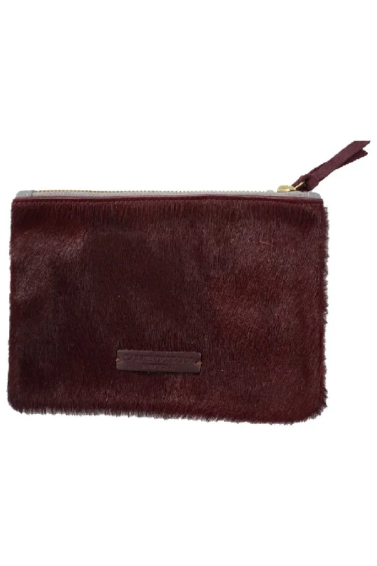  Everyday Handbags At Wallet-Friendly Prices6x4 Medium Mini Burgundy Hair on Hide Zip Pouch