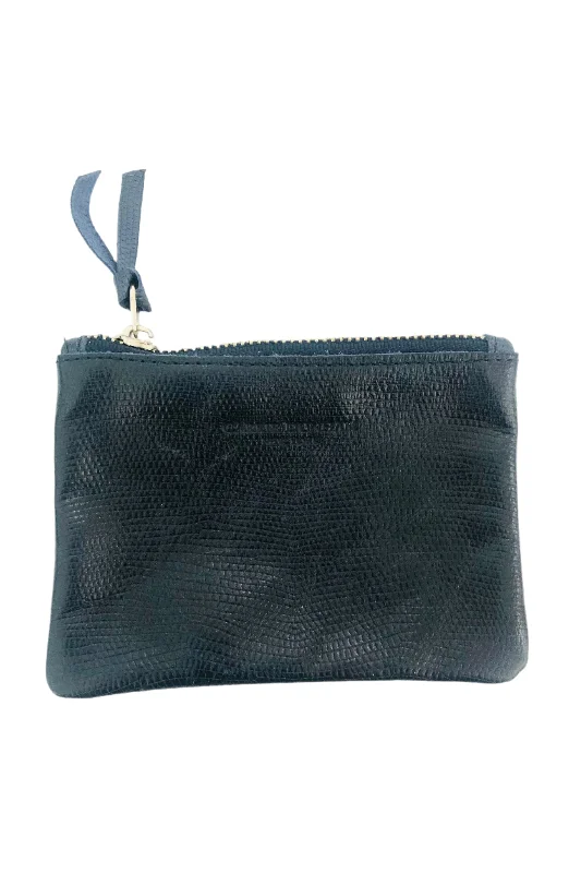  Big Savings On Totes, Crossbody Bags, And More6x4 Medium Mini Navy Lizard Zip Pouch