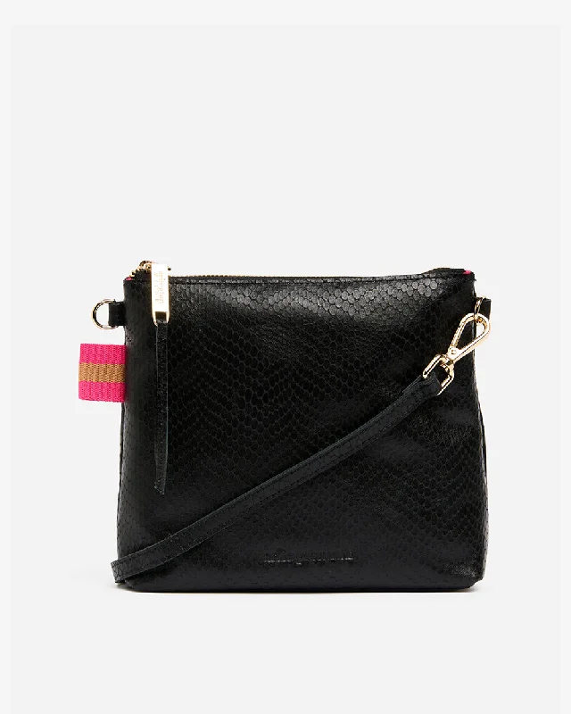  Luxury Handbags At Budget-Friendly RatesAlexis Crossbody - Black Snake