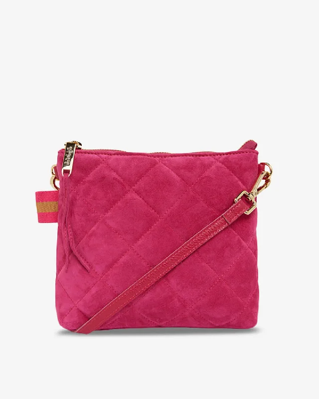  Chic Bags, Shop Now & SaveAlexis Crossbody - Quilted Hot Pink Suede