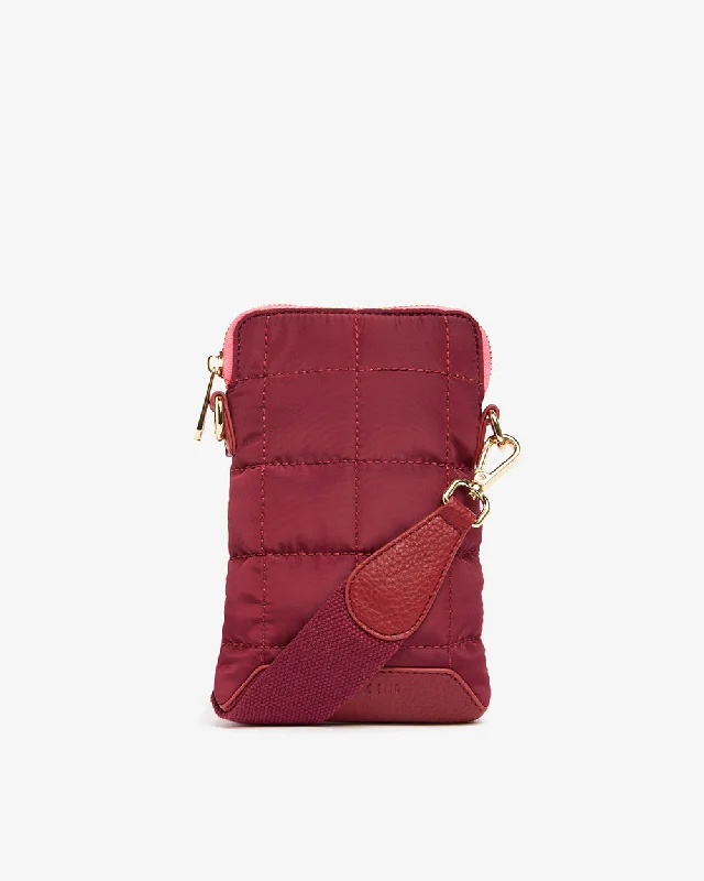  Timeless Handbags Now At Special DiscountsBaker Phone Bag - Burgundy