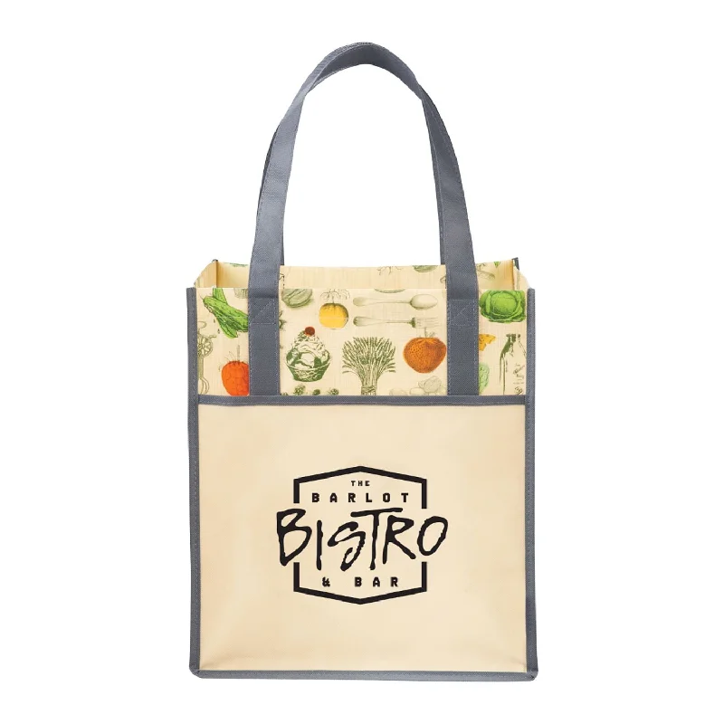  Limited-Stock Handbag Sale For A Stylish LookBig Grocery Vintage Laminated Non-Woven Tote