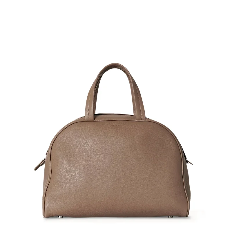  Stylish Handbags With Exclusive Online DiscountsBowling Bag Two Grained, Taupe (S)