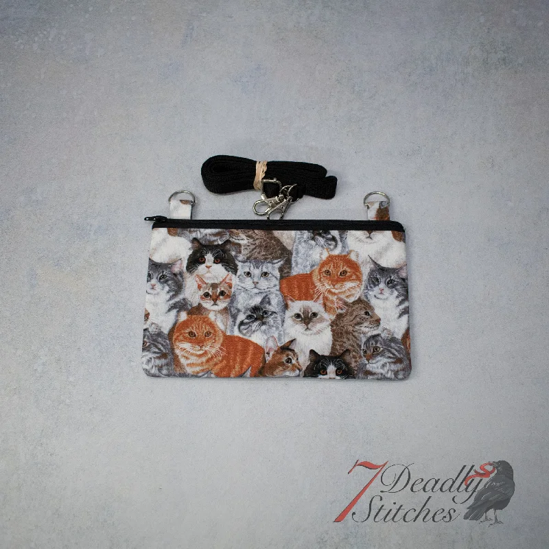  Premium Bags, Special PricesCats on Grey Simple Crossbody