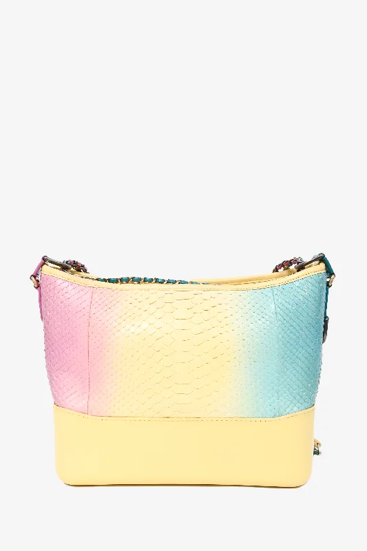  Fashion-Forward Bags, Now On SalePre-loved Chanel™ Cruise 2019 Multicolour Rainbow Python Medium Gabrielle Bag