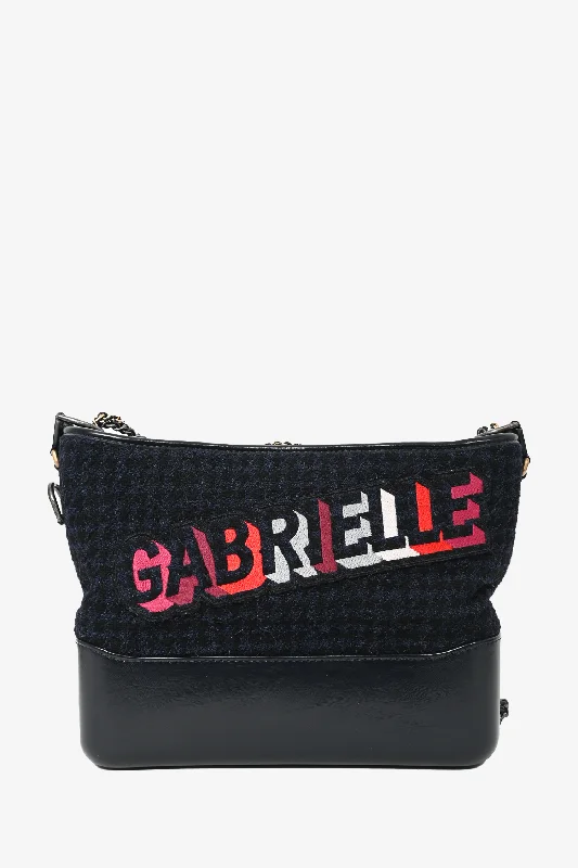 Trendy And Classic Bags Now At Unbeatable DiscountsPre-loved Chanel™ Navy/Black Tweed Hobo Large Gabrielle Crossbody Bag Trendy And Classic Bags Now At Unbeatable DiscountsPre-loved Chanel™ Navy/Black Tweed Hobo Large Gabrielle Crossbody Bag