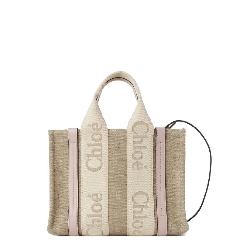  Grab Your Favorite Handbags For LessWoody Tote Small Embroidered Logo, Wild Grey