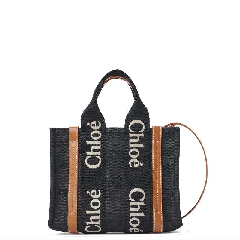  Grab Your Favorite Handbags At Discounted PricesWoody Tote Small Embroidered Logo, Black