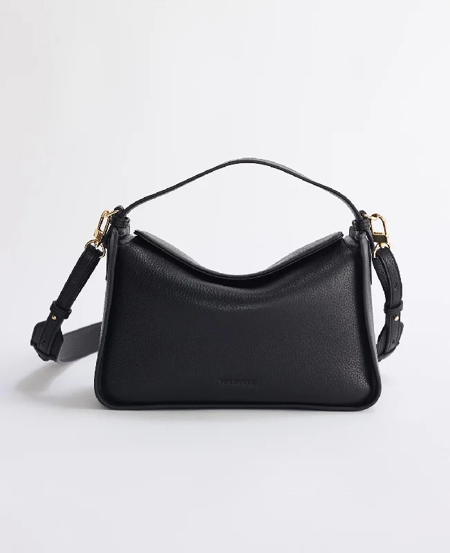  Classic Bags, Exclusive DealsUnleash Your Fashion Clementine Bag: Black Pebbled Leather with Gold