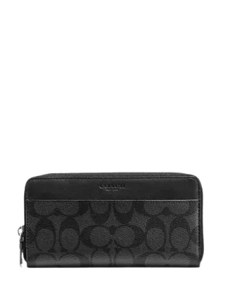  Affordable Elegance, Grab Yours NowMega Sale Coach Accordion Wallet In Signature Canvas