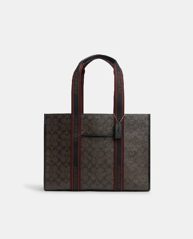  Trendy Totes, Shop & SaveCoach Large Smith Tote In Signature Brown Multi