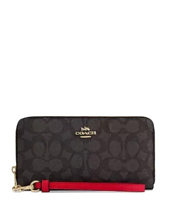 Trendy And Timeless Handbags Now On SaleStylish Bags With Discounts Coach Long Zip Around Wallet In Signature Canvas Trendy And Timeless Handbags Now On SaleStylish Bags With Discounts Coach Long Zip Around Wallet In Signature Canvas