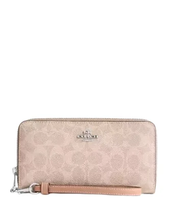 Luxury Handbags At Budget-Friendly RatesSeasonal Clearance Bags For Summer Coach Long Zip Around Wallet In Signature Canvas Luxury Handbags At Budget-Friendly RatesSeasonal Clearance Bags For Summer Coach Long Zip Around Wallet In Signature Canvas