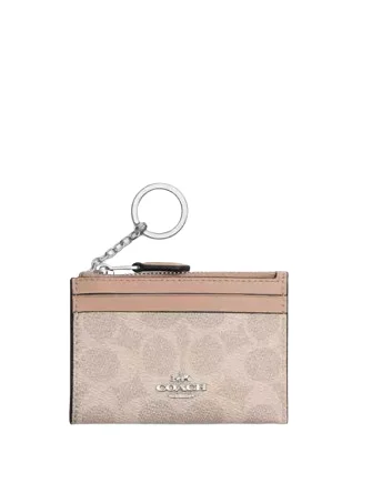  Stylish And Functional Bags Now At Reduced RatesInspired Bags For Modern Sophistication Coach Mini Skinny Id Case In Signature Canvas