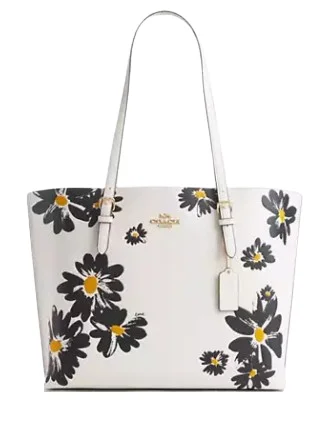  Best Deals On Premium HandbagsDaring Fashion Promotions Coach Mollie Tote Bag With Floral Print