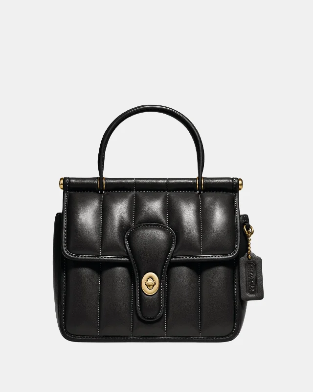  Grab Stylish Bags Before They Sell OutCoach Quilted Leather Willis Top-Handle Bag