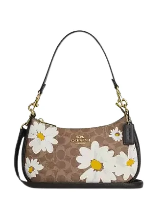  Affordable Elegance, Grab Yours NowTimeless Elegance Sale Coach Teri Shoulder Bag In Signature Canvas With Floral Print