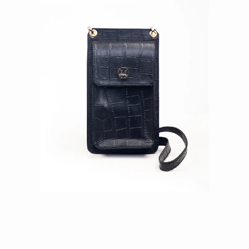  Stylish Totes, Exclusive SavingsCross Body Pouch Black Crocodile Print