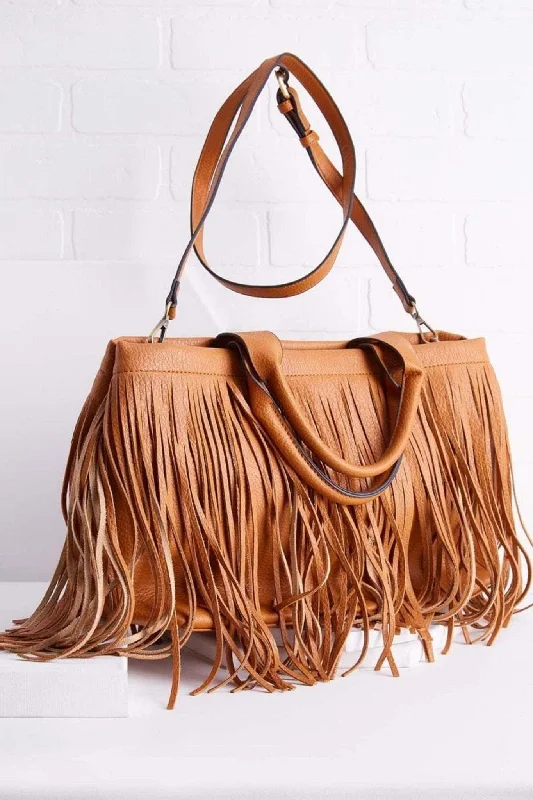  High-End Bags, Low-End PricesD0722 Malinda Fringe Tote