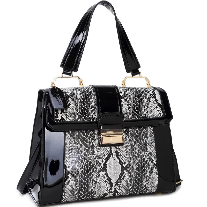  Luxury Bags, Budget PricesDasein Fold-Over Lock Tote Bag