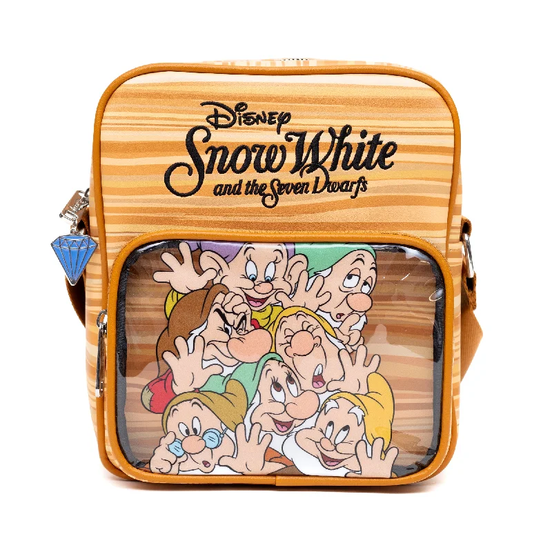  High-End Handbags At Affordable PricesDaring Fashion Promotions Disney Snow White and the Seven Dwarfs Group Pose Crossbody Bag